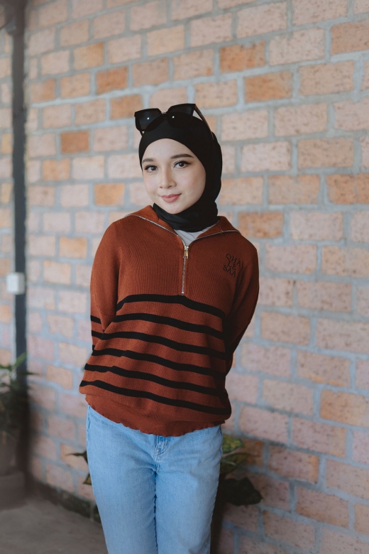 Demii knit tops - rusty